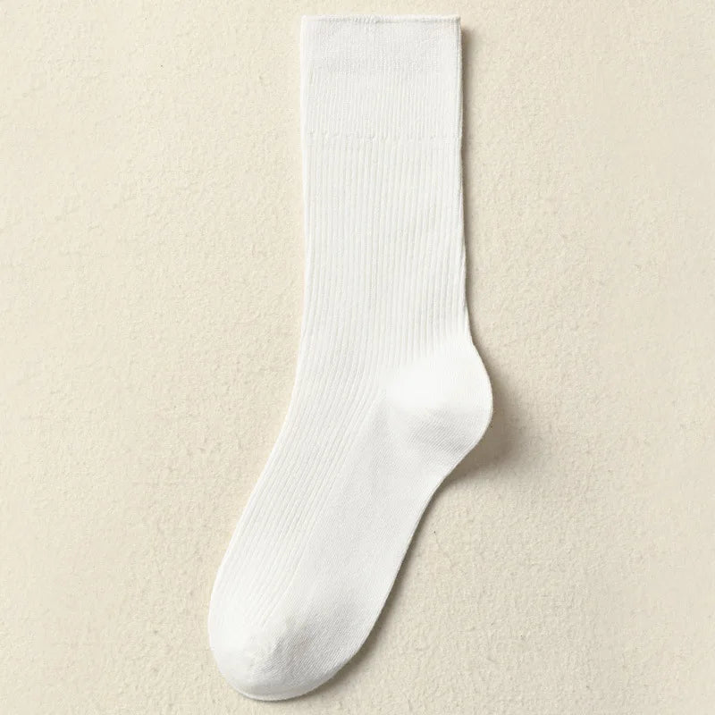 Winter Warm Cotton Socks Soft Knitted Socks Women Solid Color Casual Harajuku Socks Female Basic Daily Socks Aviola