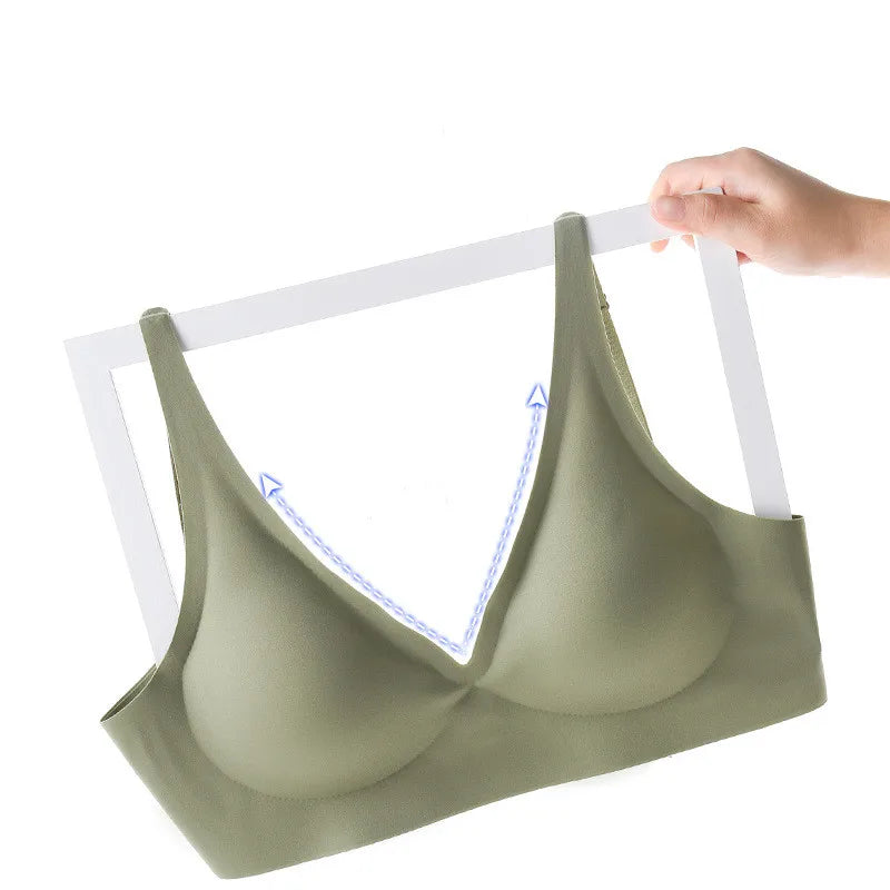 2Pcs/Set Seamless Bra Women Underwear Wireless Brassiere Soft Padded Intimate Female Push Up Sexy Lingerie Underwear Sleepwears Aviola