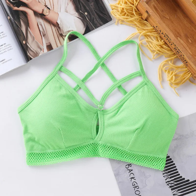 Sexy Deep V Bras For Women Wire Free Bra Tops Female Seamless Underwear Push Up Lingerie Comfy Soft Intimates Brassiere Aviola
