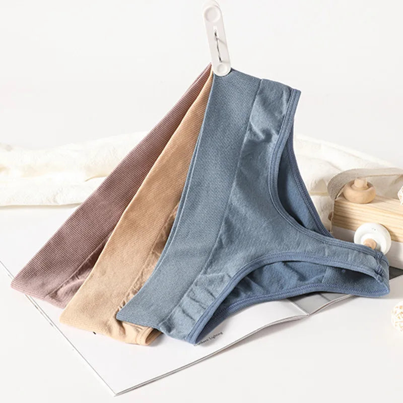 1Pc/2Pcs Seamless Thongs Women G-String High Rise Panties Sexy Lingerie  Female Underpants High Leg Shapewear Underwear M-XL Aviola
