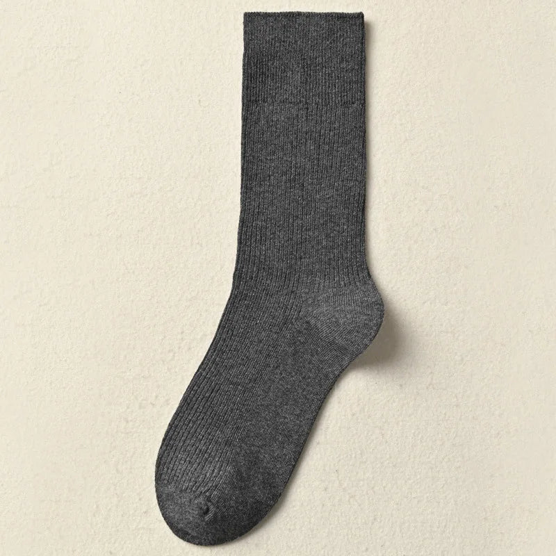 Winter Warm Cotton Socks Soft Knitted Socks Women Solid Color Casual Harajuku Socks Female Basic Daily Socks Aviola