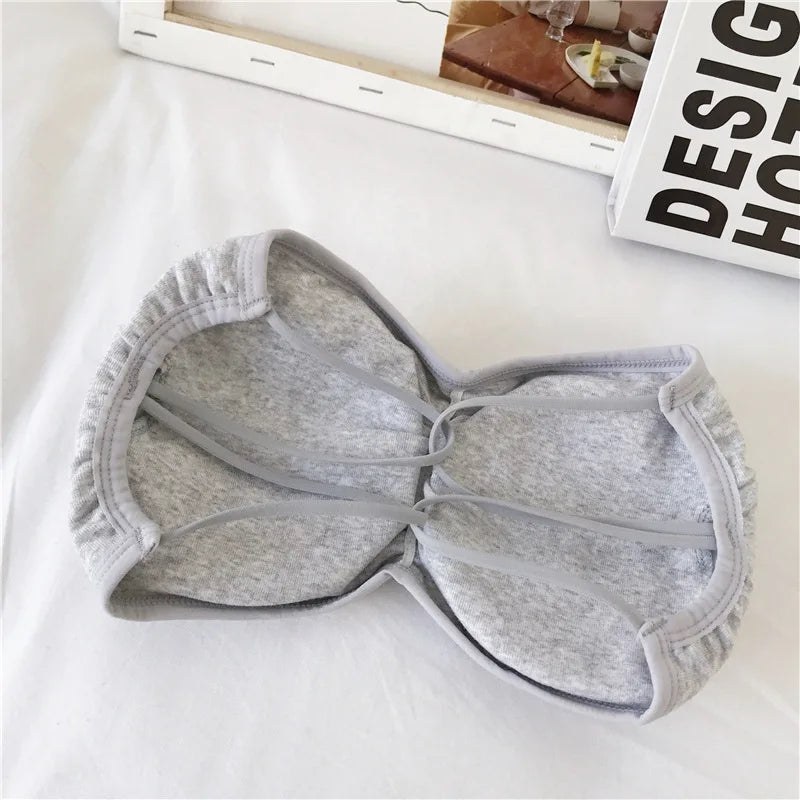Strapless Bra Tube Top Women Cross Back Bralette Wireless Invisible Bra Seamless Underwear Female Lingerie Sexy Cotton Crop Top Aviola