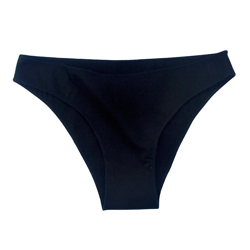 5PCS/Set Cotton Panties Women Low Rise Briefs Solid Color Seamless Underwear Comfy Intimate Breathable Underpants M-XXL Lingerie Aviola