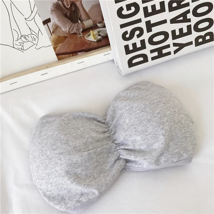 Strapless Bra Tube Top Women Cross Back Bralette Wireless Invisible Bra Seamless Underwear Female Lingerie Sexy Cotton Crop Top Aviola