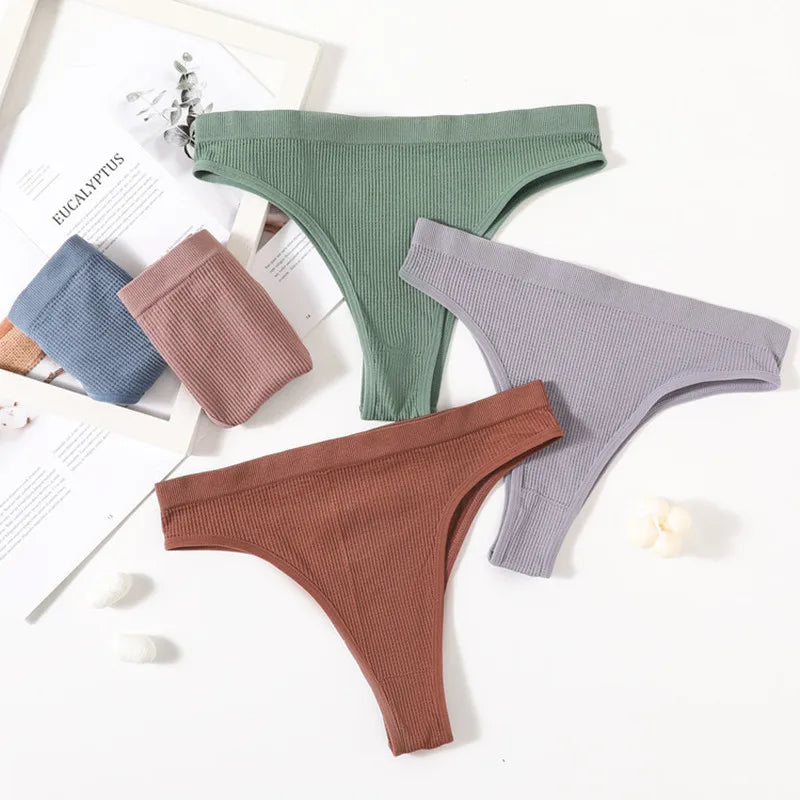Seamless Briefs Women Panties Sexy Lingerie Shapewear Bottoms Female Underpants Pantys Low Rise Underwear M-L Aviola