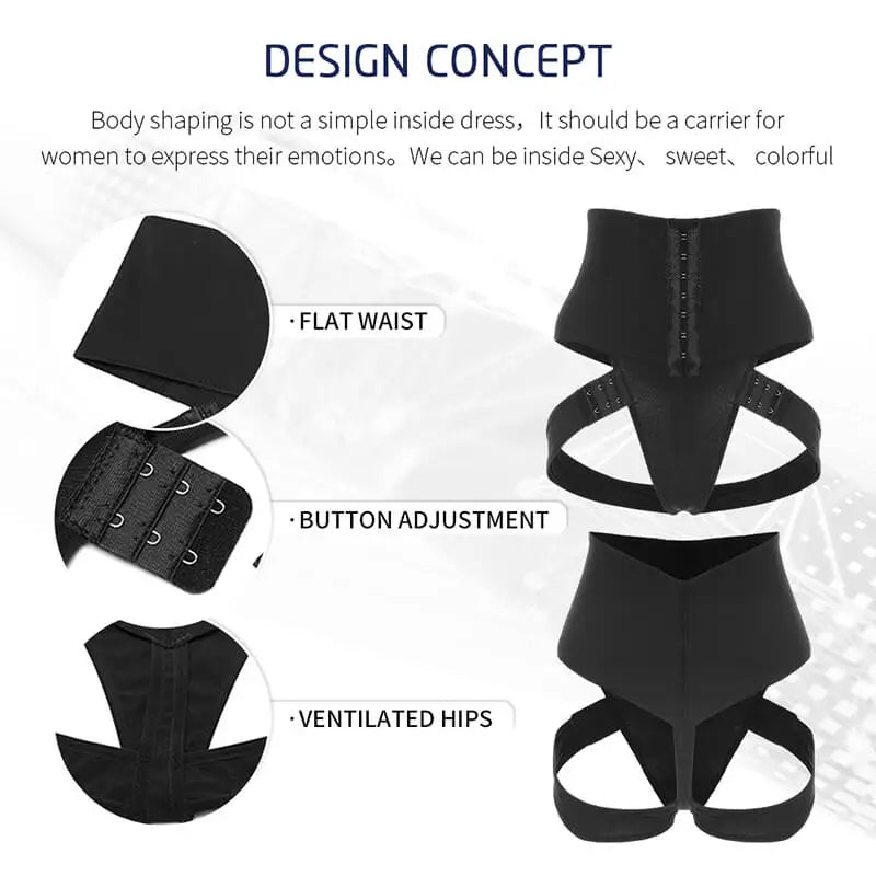 Cuff Tummy Trainer for Women Control Panties Booty Pulling Underwear Body Shaper Waist Trainer Corset Body Shapewear Plus Size Aviola