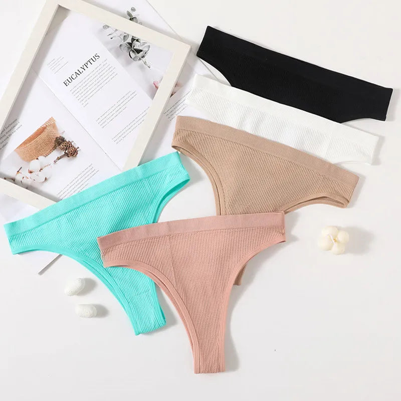 Seamless Briefs Women Panties Sexy Lingerie Shapewear Bottoms Female Underpants Pantys Low Rise Underwear M-L Aviola