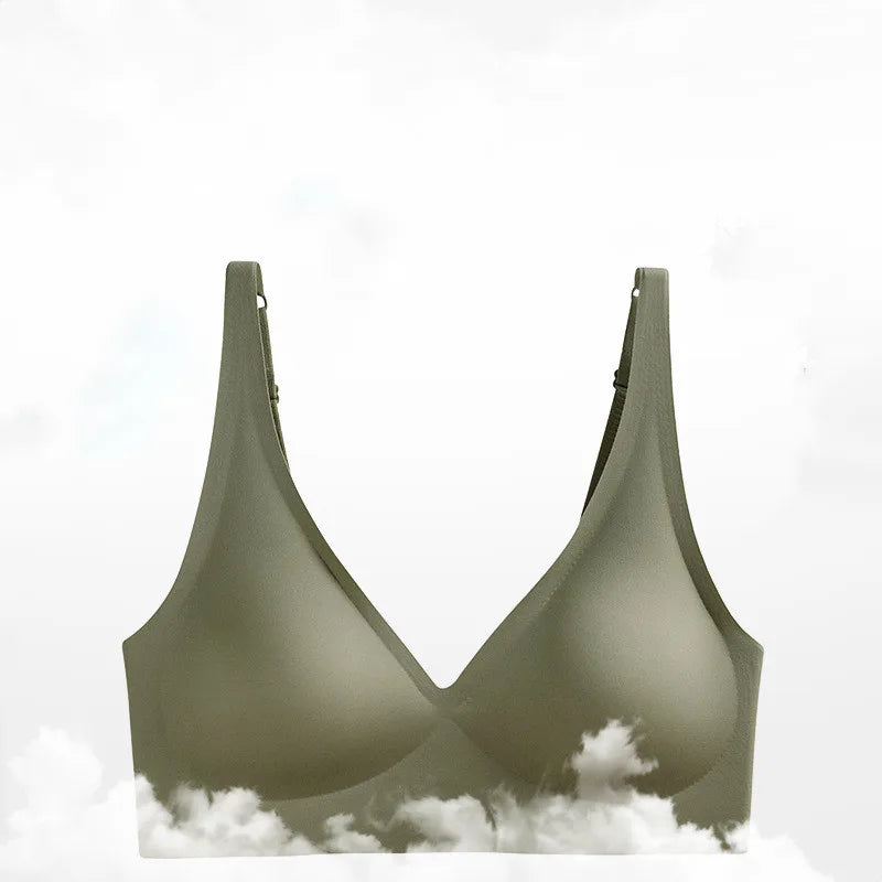 2Pcs/Set Seamless Bra Women Underwear Wireless Brassiere Soft Padded Intimate Female Push Up Sexy Lingerie Underwear Sleepwears Aviola
