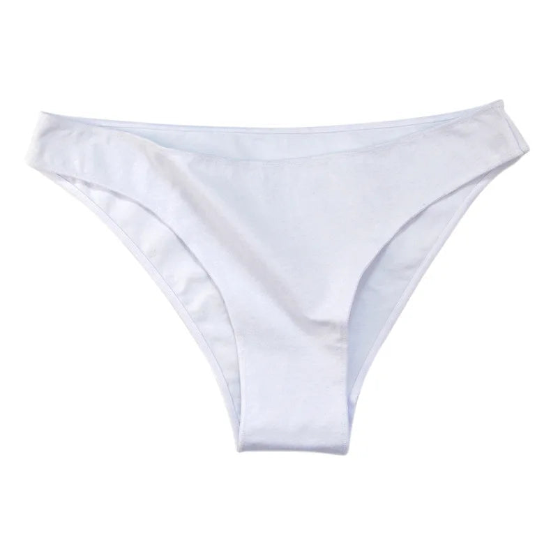 Women Sexy Seamless Cotton Panties Low Waist Underwear Female Underpants Solid Color Soft Woman Briefs Intimates NK2112 Aviola