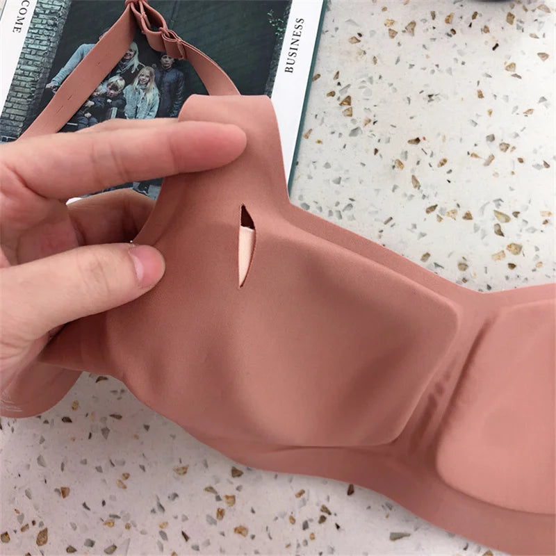 Seamless Bra Wire Free Brassieres Soft Women's Underwear Comfort Intimates Sexy Lingerie Invisible Underwear Squareneck Bra Tops Aviola
