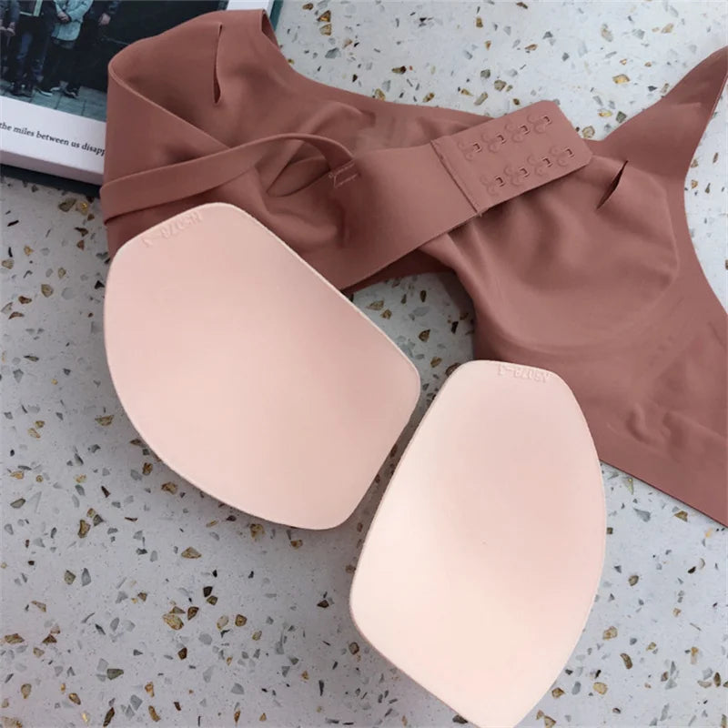 Seamless Bra Wire Free Brassieres Soft Women's Underwear Comfort Intimates Sexy Lingerie Invisible Underwear Squareneck Bra Tops Aviola