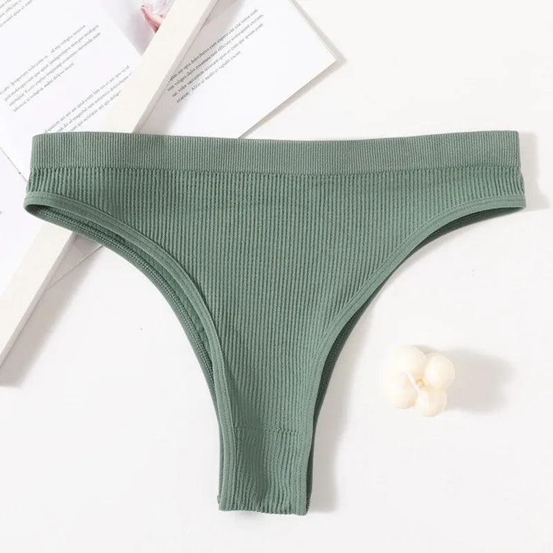 Seamless Briefs Women Panties Sexy Lingerie Shapewear Bottoms Female Underpants Pantys Low Rise Underwear M-L Aviola