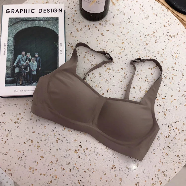 Seamless Bra Wire Free Brassieres Soft Women's Underwear Comfort Intimates Sexy Lingerie Invisible Underwear Squareneck Bra Tops Aviola