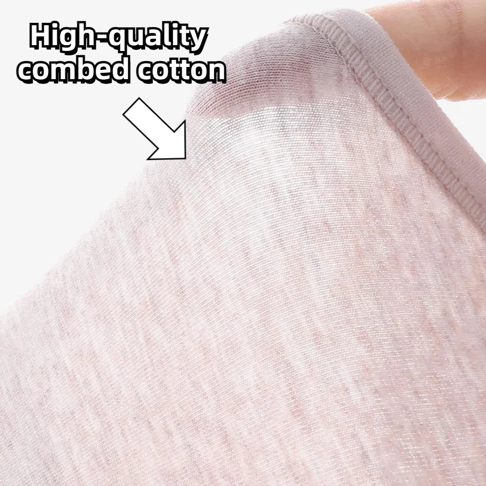 4pcs Womens Underwear Cotton Plus Size high waist Cotton Panties Ladies Comfortable Soft Breathable Elastic Briefs Aviola