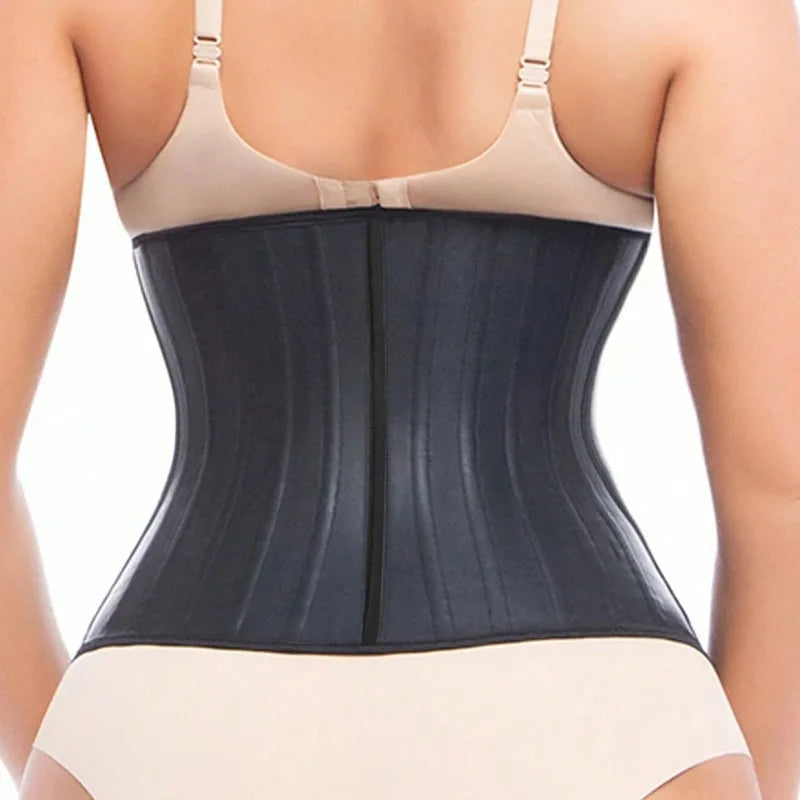 25 bones Corset Waist Trainer Latex Body Shapewear Women Tummy Shaper Belly Sheath Sllimming Belt Modeling Strap Weight Loss Aviola