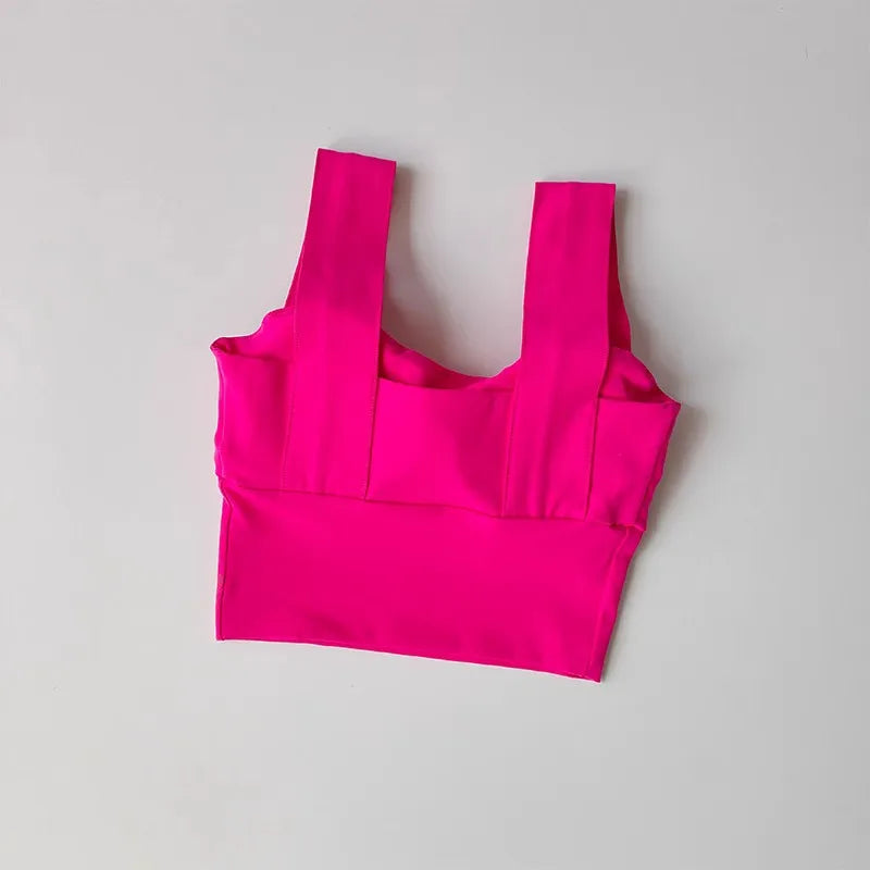 Women Sexy Crop Tops Yoga Bra Female Streetwear Sleeveless Camis Seamless Sport Lingerie Tee Fitness Bra Tanks Workout Bras Aviola