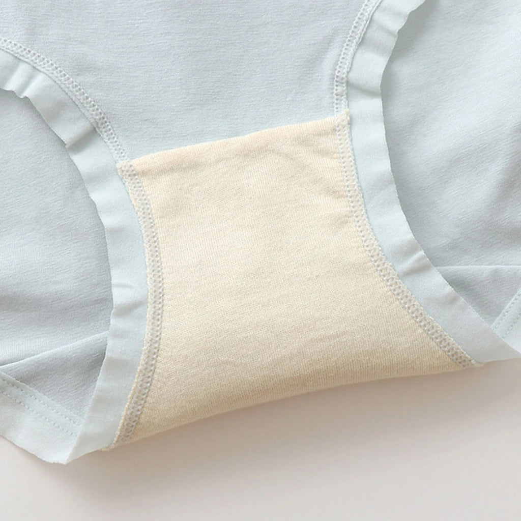 4pcs/Set Women Cotton Underwears Comfortable Soft Breathable Elastic Underpants Lady Panties Girls Briefs Aviola