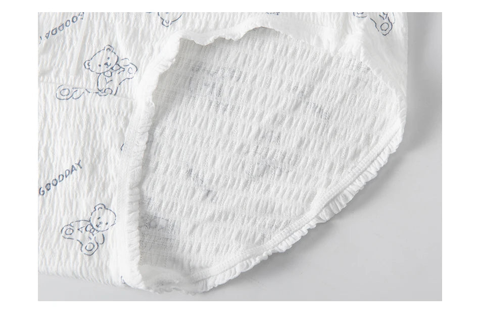2PCS/Set Women Cotton Panties Girls Cute Bear Briefs Bow Mid Waist Underpants Girls Cartoon Underwear Female Sweet Lingerie Aviola