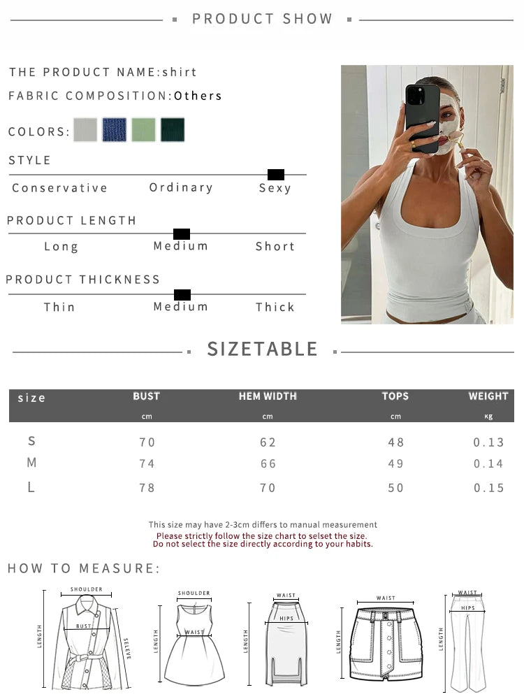 Nibber Sporty Women Vests Low-Neck Backless High Elasticity Solid Skinny Summer Trend Daliy Street Versatile Simple Mini Tops Aviola
