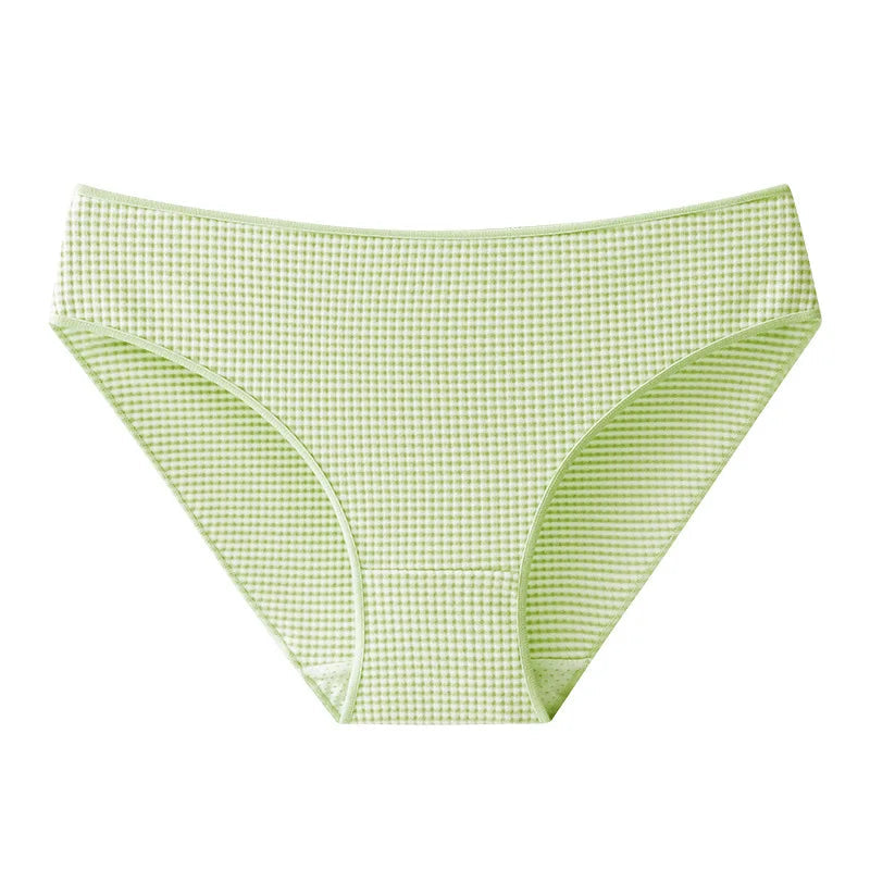 Women Panties Breathable Crotch Warm Underwear for Women Sexy Seamless Briefs Stripes Low Rise Pants Female Winter Lingerie Aviola