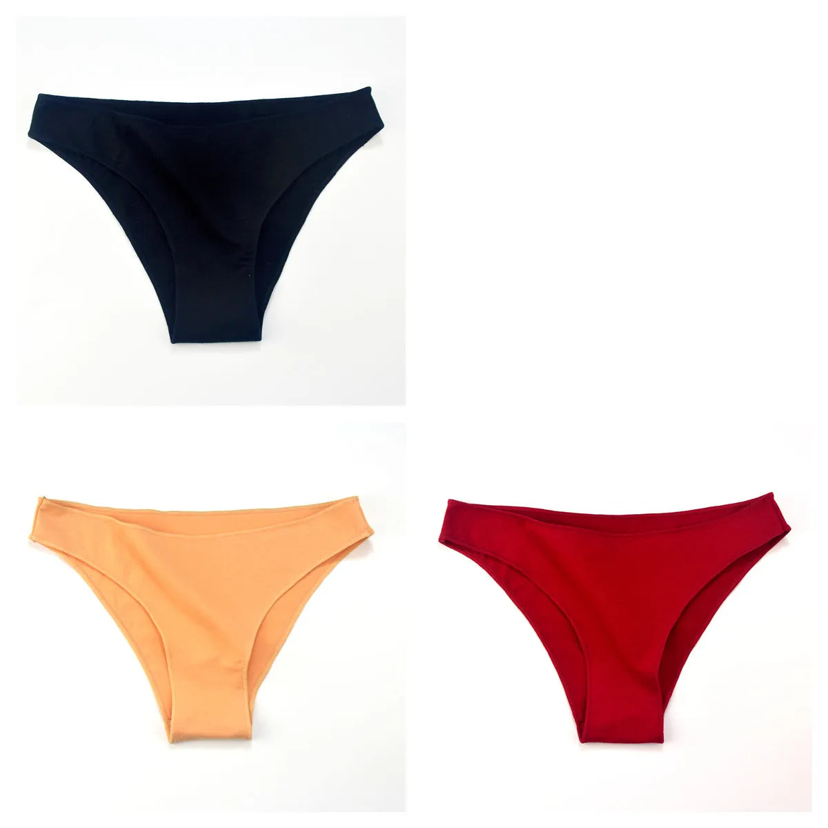 Women's 3pcs/Set Low-rise Cotton Panties Girl Underwear 2025 New Panties Low Waist Panty Breathable Soft ladies Briefs Multipack Aviola
