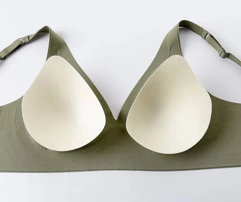 3Pcs/Set Seamless Bras Wire Free Brassiere Women Underwear Female Sexy Lingerie Plunge Underwear & Sleepwears Intimates Aviola