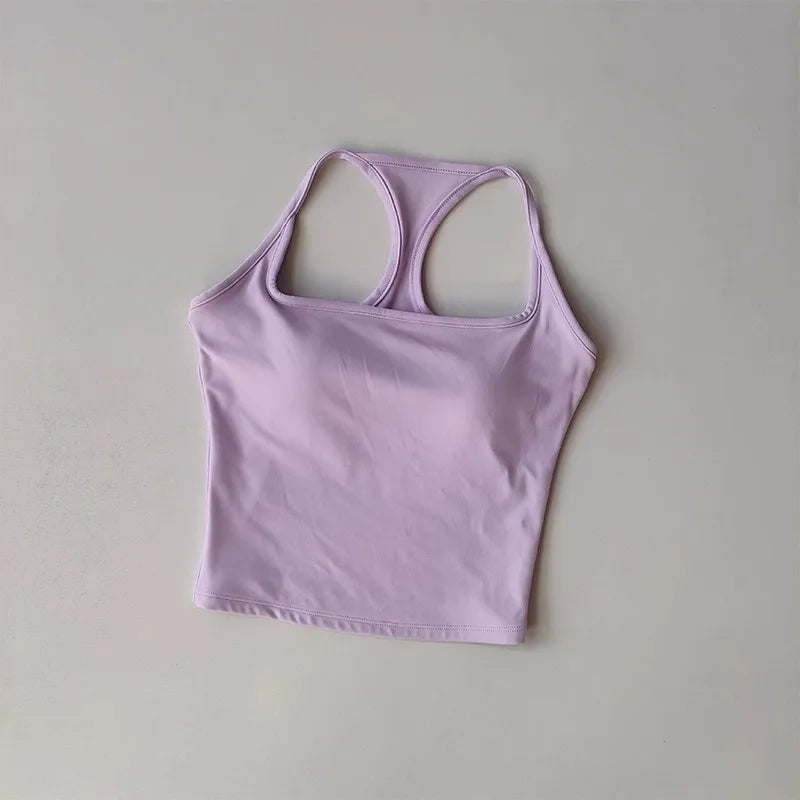 Women's Pilates Tank Top Push-Up Sports Bra Hollow Breathable Fitness Bras Gym Yoga Vest Sexy Running Tops Sportswear Aviola