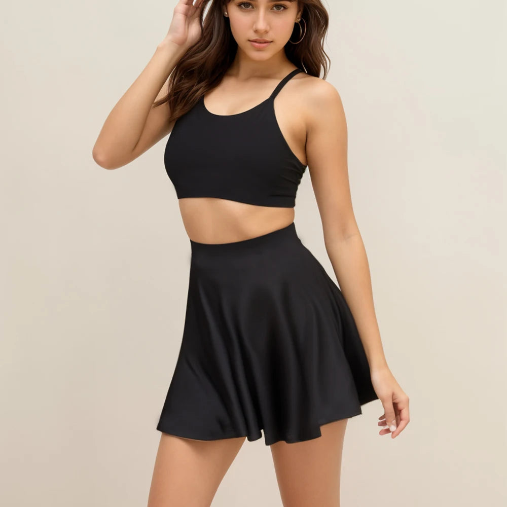 Cross-border suspenders two-piece sexy suspenders halter halter skirt Aviola