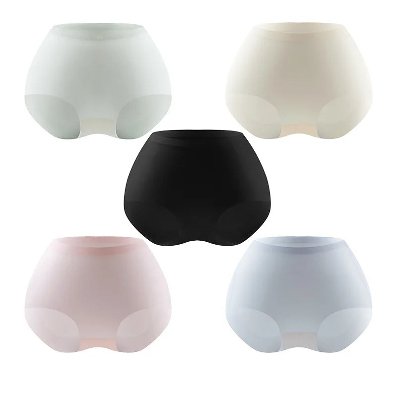 2PCS/Set Women 10D Ultra Thin Antibacterial Seamless Underwear Girls Yoga Sport Panties M-3XL Plus Size Comfort Briefs Lingerie Aviola