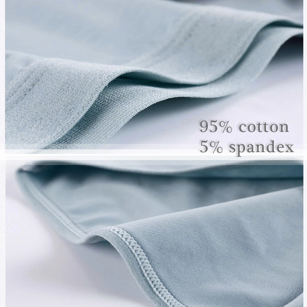 5pcs M-XXL Mid-waist Pure Cotton Women's Panties Breathable Briefs Underwear Girls Comfortable Underwears Aviola