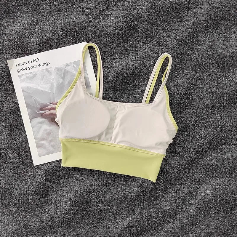Women Breathable Sports Bra Shockproof Fitness Tops Push Up Gym Crop Top Brassiere Sport Bras Gym Workout Top Seamless Yoga Bra Aviola