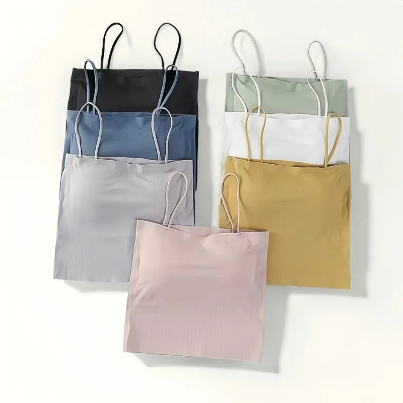 Seamless Bra Summer Tube Tops Women Crop Tops with Removable Pads Sexy Lingerie Invisible Top Aviola