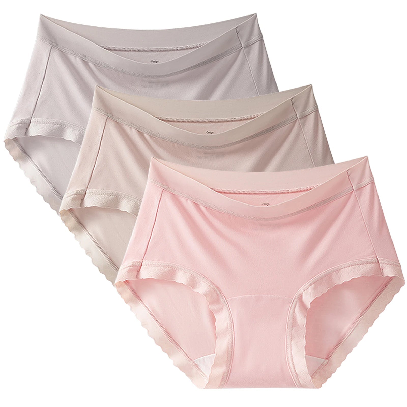 3pcs/Set Plus-Size Cotton Panties Girls Briefs Women Comfortable Breathable Female's Lingerie Soft Underwears Aviola