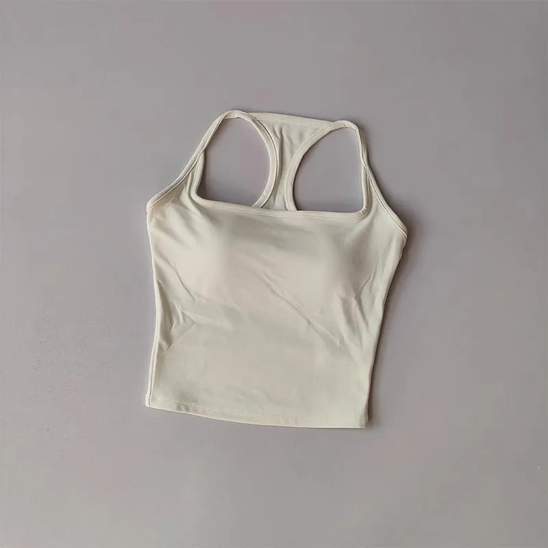 Women's Pilates Tank Top Push-Up Sports Bra Hollow Breathable Fitness Bras Gym Yoga Vest Sexy Running Tops Sportswear Aviola