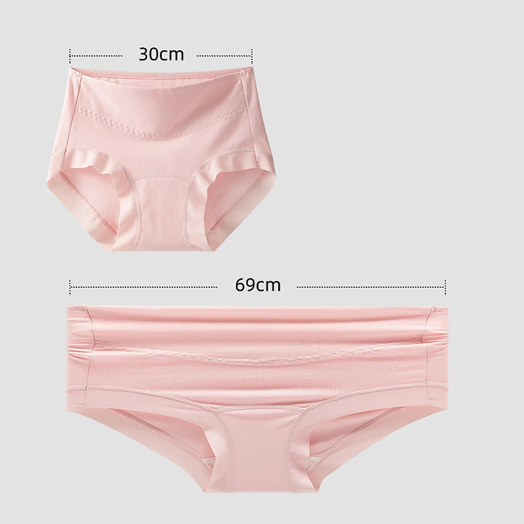 3pcs/Set Plus-Size Cotton Panties Girls Briefs Women Comfortable Breathable Female's Lingerie Soft Underwears Aviola