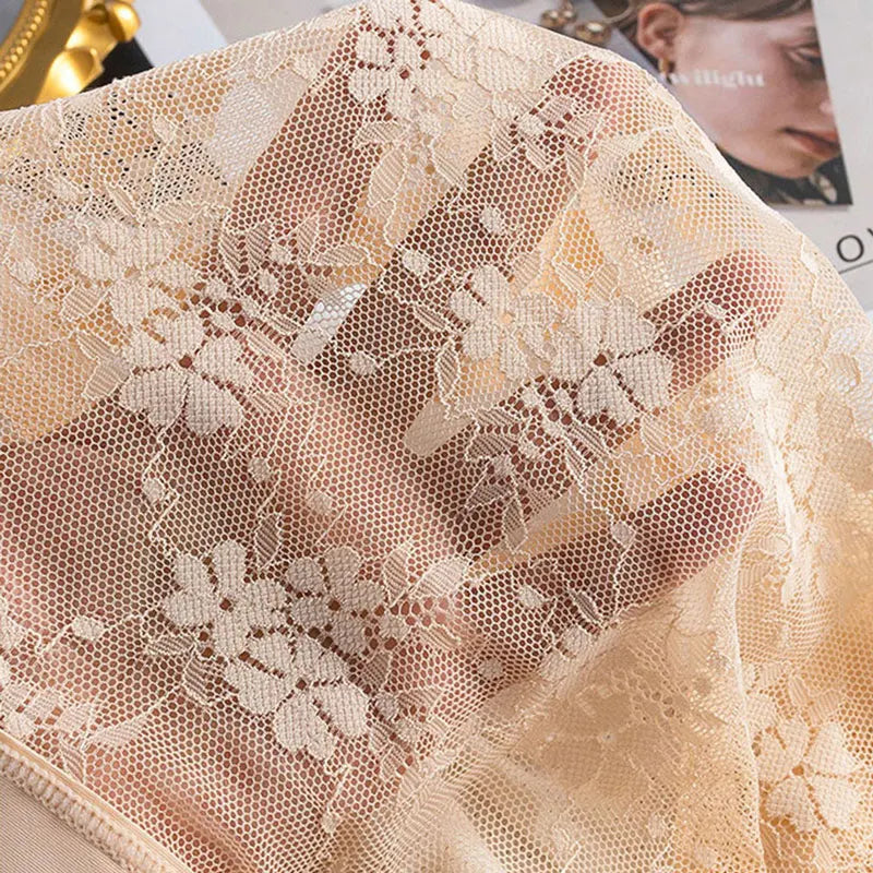 3pcs/Set Women High-Waisted Lace Underwears Ladies Cotton Knickers Sexy Underpants Comfortable Soft Panties Aviola