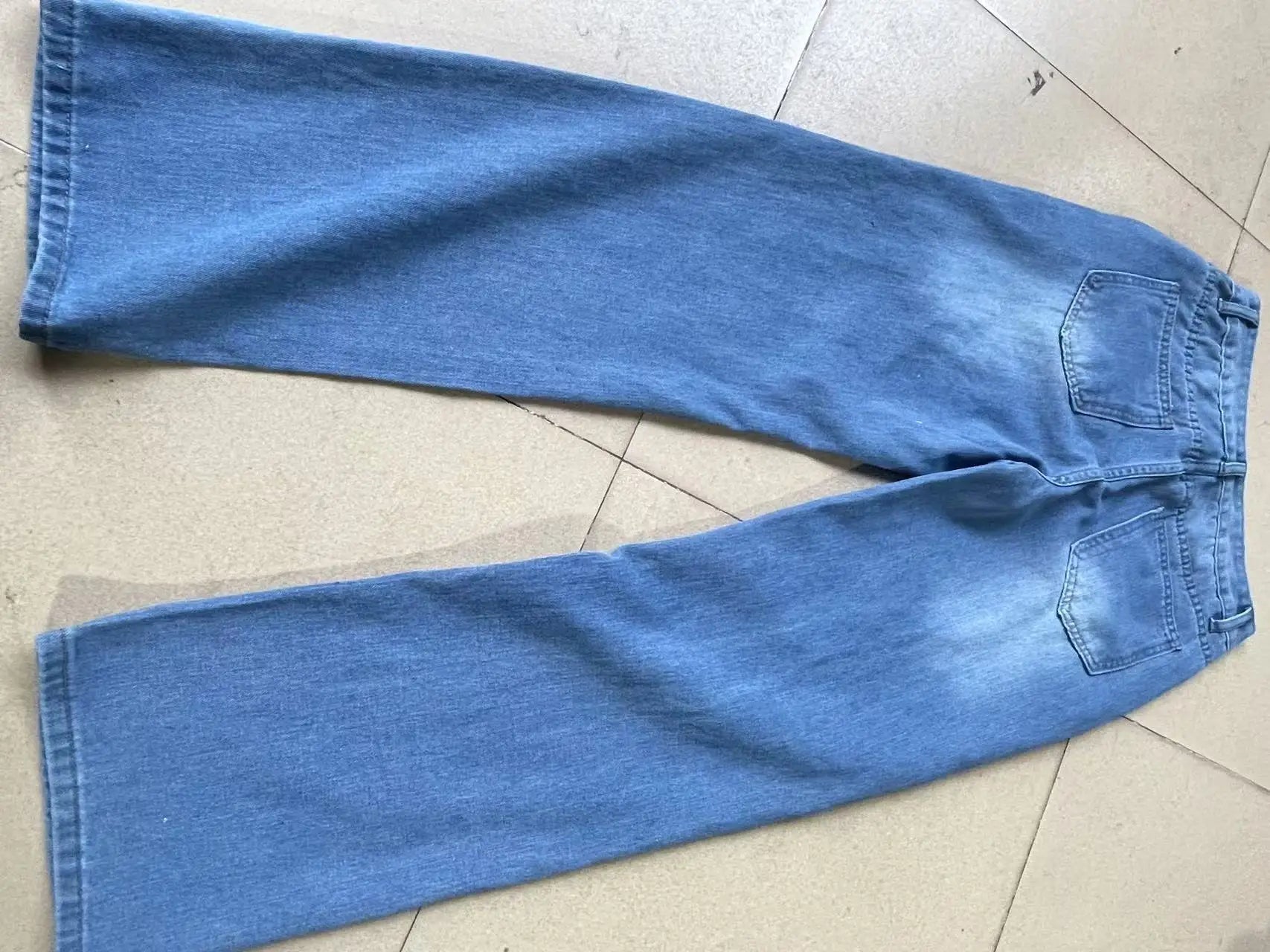 Mom Jeans Women Denim Pant Wide Leg Long Pants Hole High Waist Straight Trousers Y2k Streetwear Work Splice Casual 2025 Punk Aviola