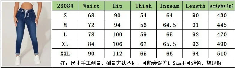 Stretch Pencil Pants Women High Waist Lace Up Distressed Denim Ankle Length Trousers Slim Denims 2025 Streetwear Vintage Jeans Aviola