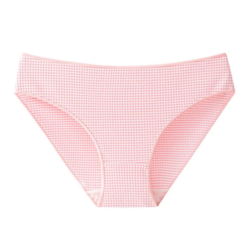 Women Panties Breathable Crotch Warm Underwear for Women Sexy Seamless Briefs Stripes Low Rise Pants Female Winter Lingerie Aviola
