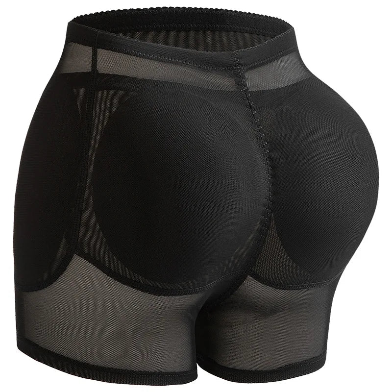 Women 4-Pad Butt Lifter Panties High Waist Tummy Control Shapewear Hip Enhancer Mesh Briefs Belly Slimming Body Shaper Shorts Aviola