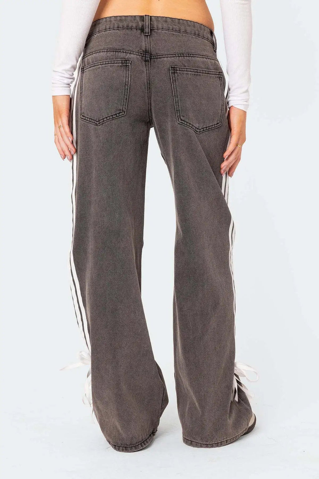 Denim Pant Women Jeans Wide Leg Long Pants Y2k Streetwear High Waist Casual Straight Trousers Elegant Mom Jeans Work 2025 Aviola