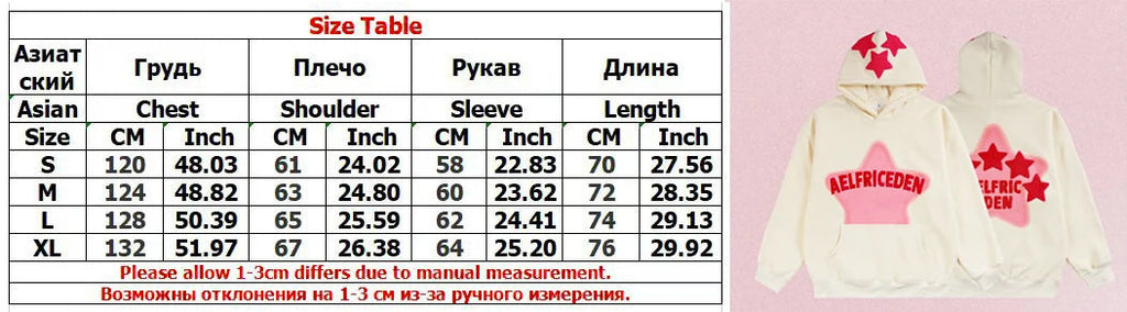 2024 Fall hip hop street graffiti hoodie women's retro casual sports baggy hoodie Aviola