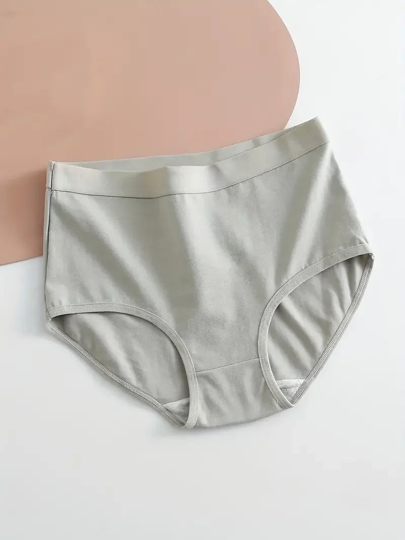 2PCS/Set Women Plus SizeCotton Panties Comfort Underwear 6 Colors Sexy Female High Waist Briefs Lingerie Aviola