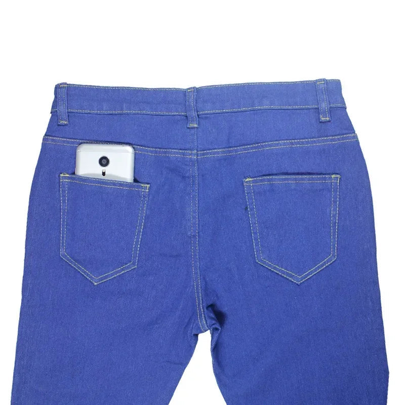 Sheath Pencil Jeans Women Pants Solid Vintage Skinny Ankle Length Pants Denim Mid Waist Washed 2025 Streetwear Slim Fit Jean Aviola