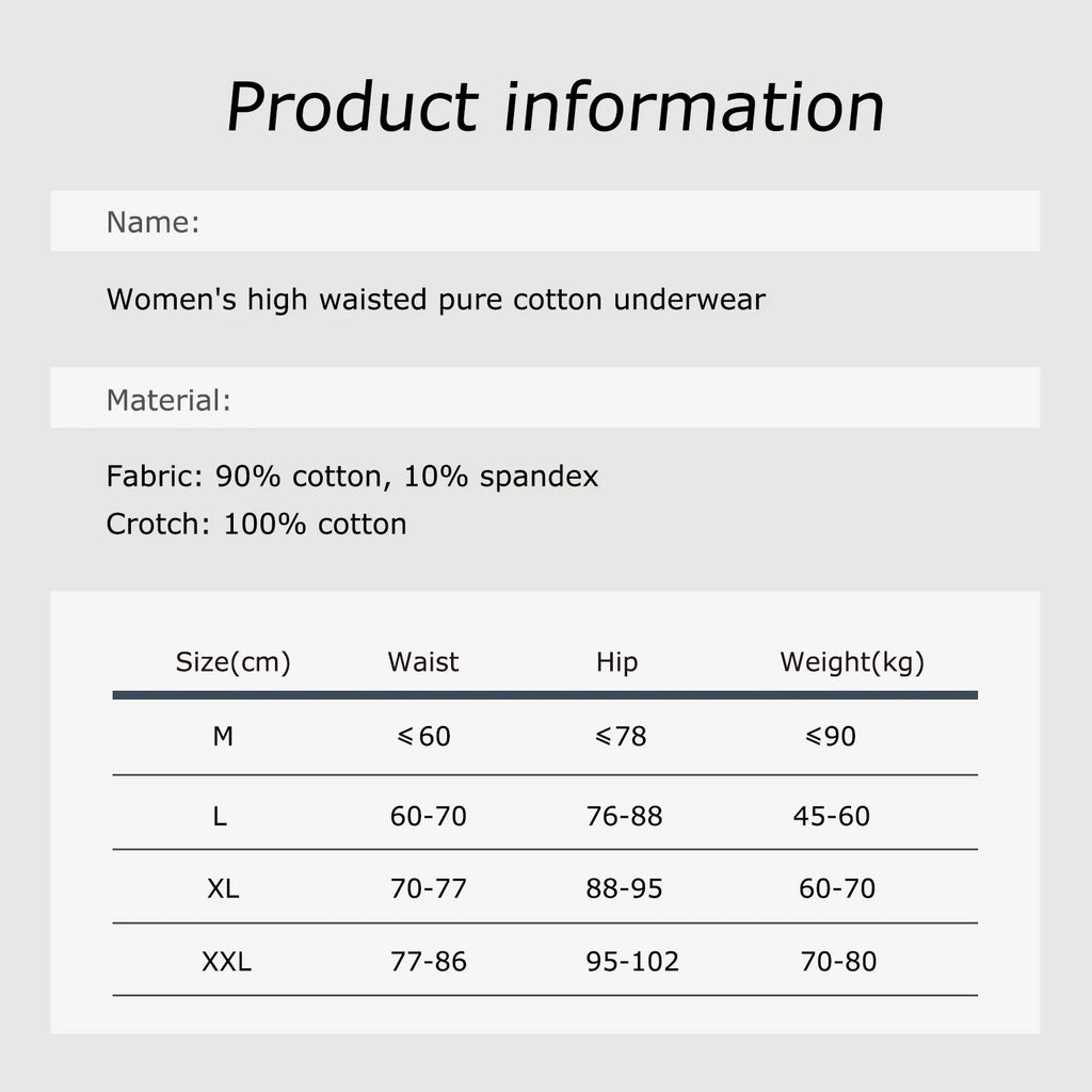 3pcs/Set Cotton Underwear for Women Lady Comfort Soft Underpant Breathable Female Briefs Girl Panties Aviola