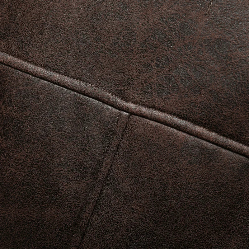 RARF 2025 Women's new thick jacket Vintage lapel leather jacket single breasted pocket street warm jacket Aviola