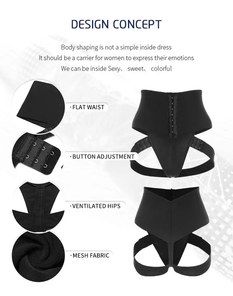 Cuff Tummy Trainer for Women Control Panties Booty Pulling Underwear Body Shaper Waist Trainer Corset Body Shapewear Plus Size Aviola