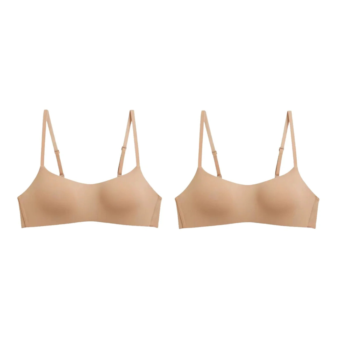 2PCS/Set Seamless Bras For Women Wireless Underwear 1/2 Cup Bra Female Wirless Sexy Lingerie Soft Padded Thin Intimates Aviola