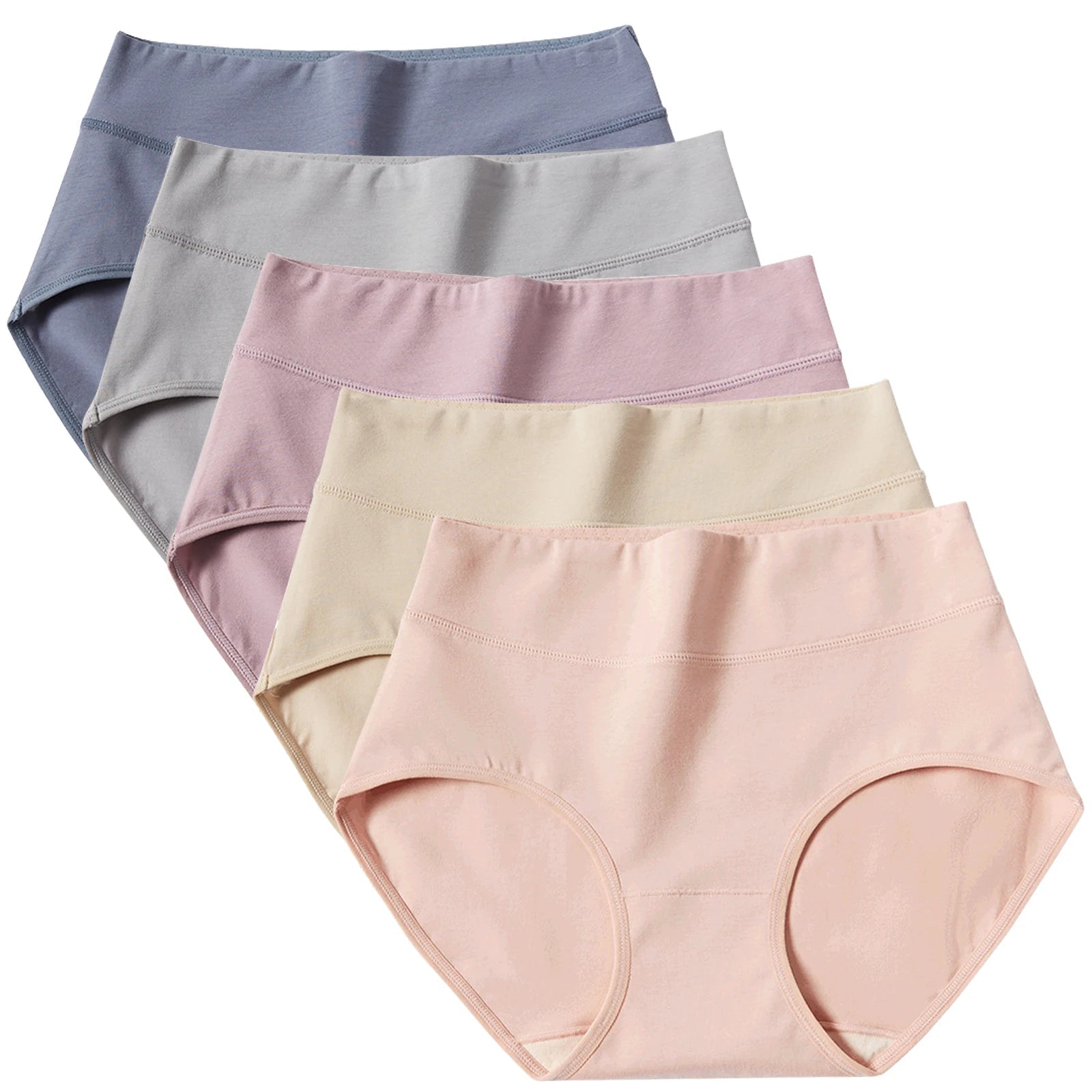 5pcs/Set Women's cotton panties Girl Breathable Briefs Underwear Lingerie Panty Ladies Comfortable Soft Underpants Aviola