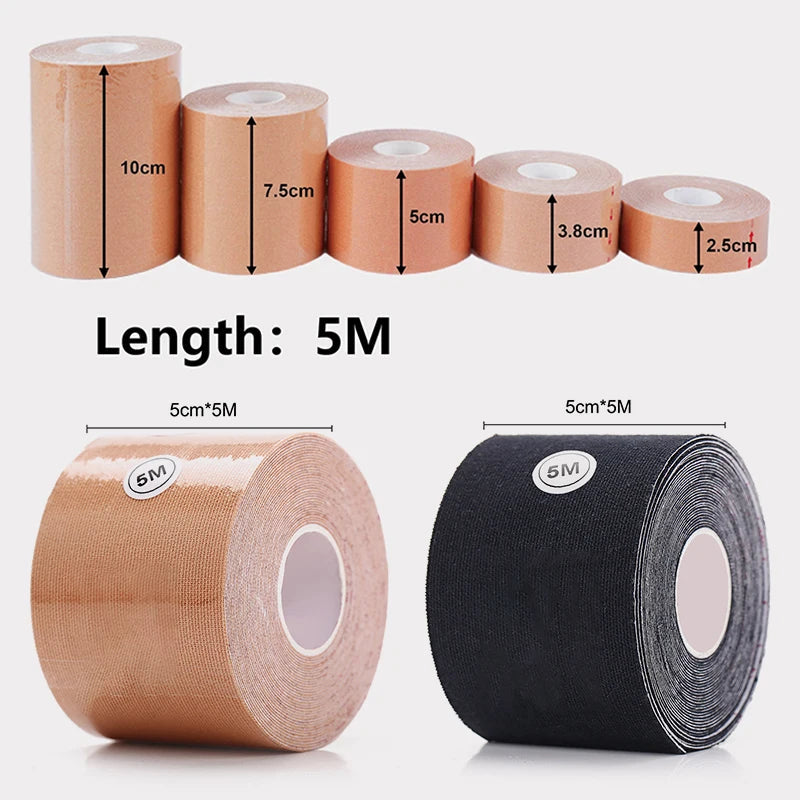 1 Roll 5M Boob Tape Push Up Bras For Women Free To Cut Large Chest Stickers Breast Lifting Up Tape Self Adhesive Invisible Bra Aviola